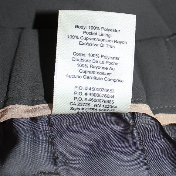 Aritzia Wilfred Women's Darontal Classic  Ankle  Pant Kinetic Gray Size 10 - Picture 6 of 8